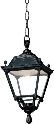 Picture of Elia Sichem 11W E27 LED 3000K Assembled, Classic Chain Lantern, Black/Clear
